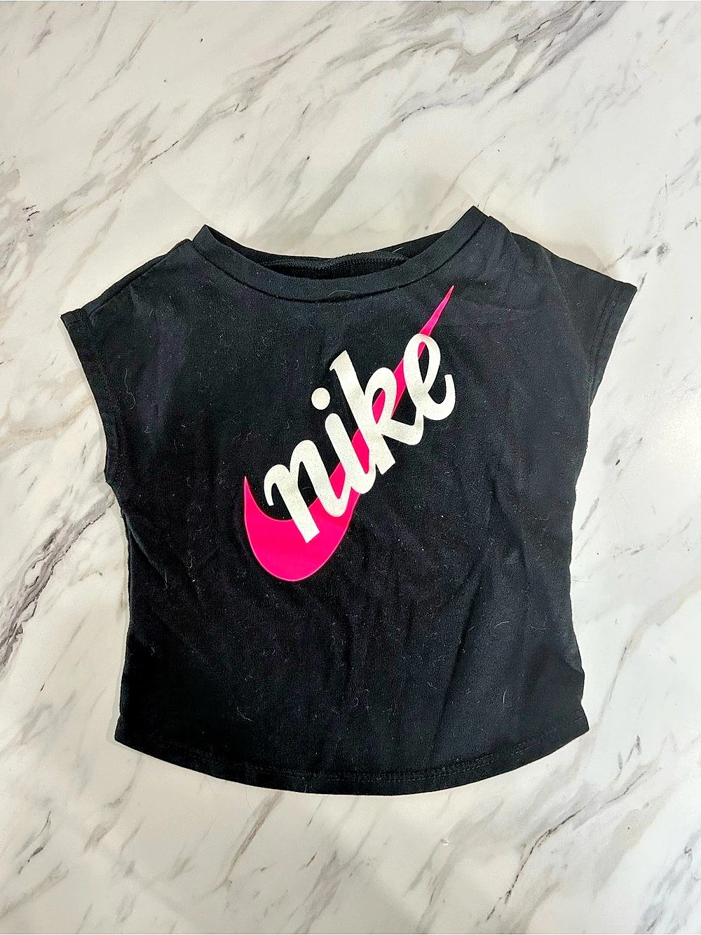 18M Nike Girls Black Graphic Tee